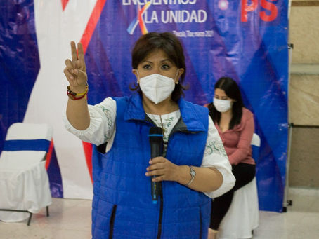 ESTRUCTURAS DEL PARTIDO SOCIALISTA DEL DISTRITO LOCAL I, CONVERSARON CON ANABELL AVALOS ZEMPOALTECA