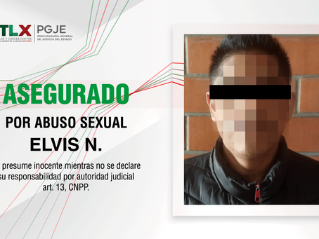 PGJE ASEGURA A IMPUTADO POR ABUSO SEXUAL