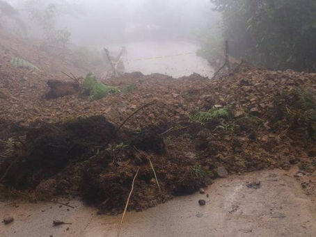 PELIGRO EN 57 MUNICIPIOS DE PUEBLA POR POSIBLES DESLAVES