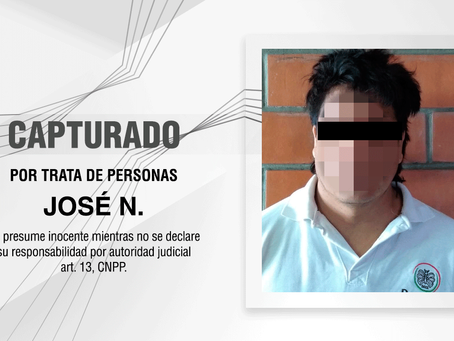 CAPTURAN PROCURADURÍA DE TLAXCALA Y FISCALÍA DE PUEBLA A IMPUTADO POR TRATA DE PERSONAS