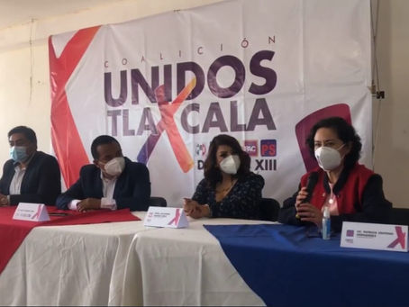 PRESENTA "UNIDOS POR TLAXCALA" LA FÓRMULA POR EL DISTRITO XIII A LA LEGISLATURA LOCAL