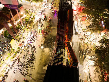 DEJA DESPLOME DEL METRO EN LA CDMX AL MENOS 23 MUERTOS Y UNOS 70 HERIDOS