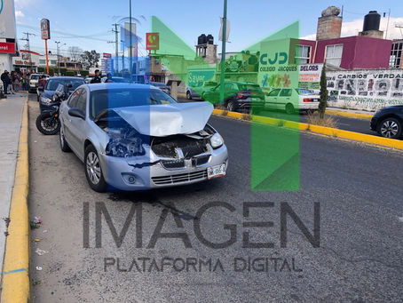 ASEGURAN A UN HOMBRE POR PROVOCAR CHOQUE, EN LA OCOTLÁN-CHIAUTEMPAN