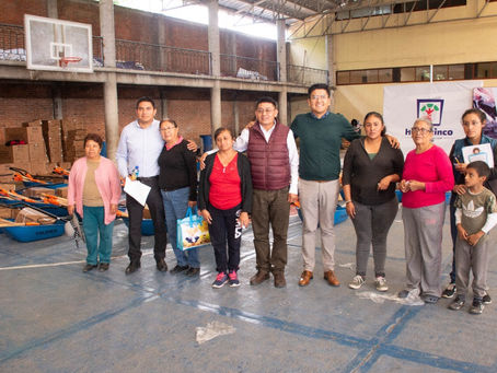 Más de 200 familias beneficiadas en Huactzinco, Covarrubias cumple con herramientas