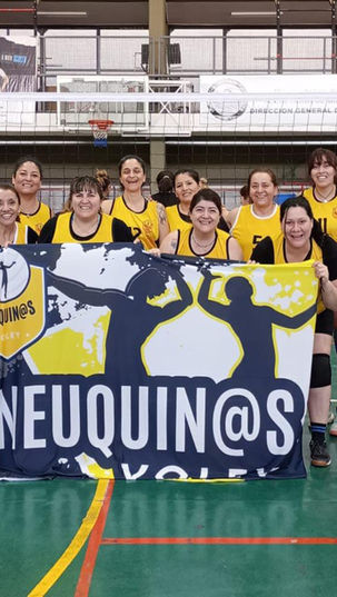 Podios neuquinos en la Copa master de vóley