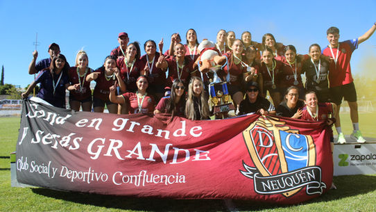 Confluencia golpeó en el momento justo y se quedó con la Copa Provincial