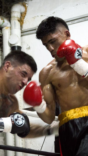 Isla volvió con triunfo en el Palacio del Box 