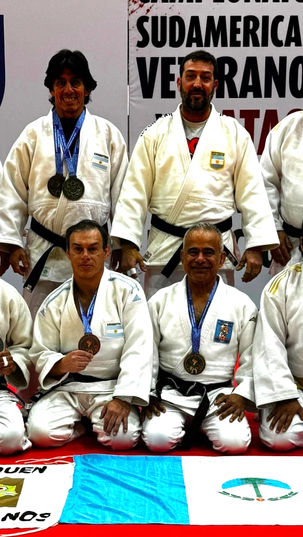 Gran cosecha neuquina en el Sudamericano de Judo Veteranos: nueve medallas para la provincia