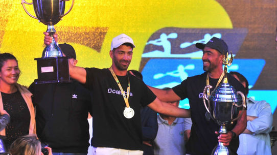 Franco y Dardo Balboa, dueños de la Regata del Rio Negro