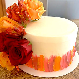 Custom Single Tier Round Cake