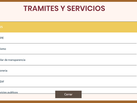 TRAMITES Y SERVICIOS 2025
