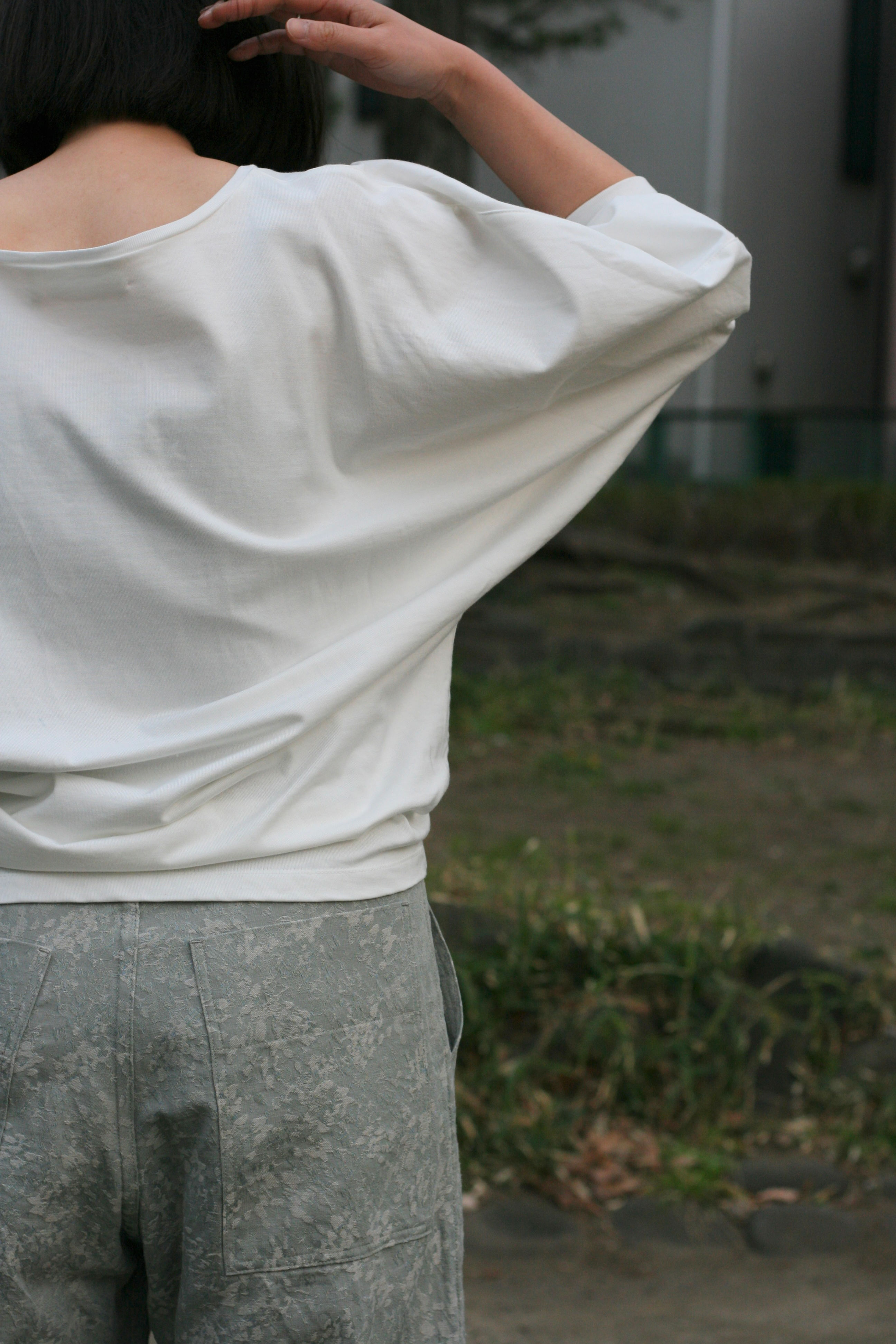 dolman sleeve cut sewn
