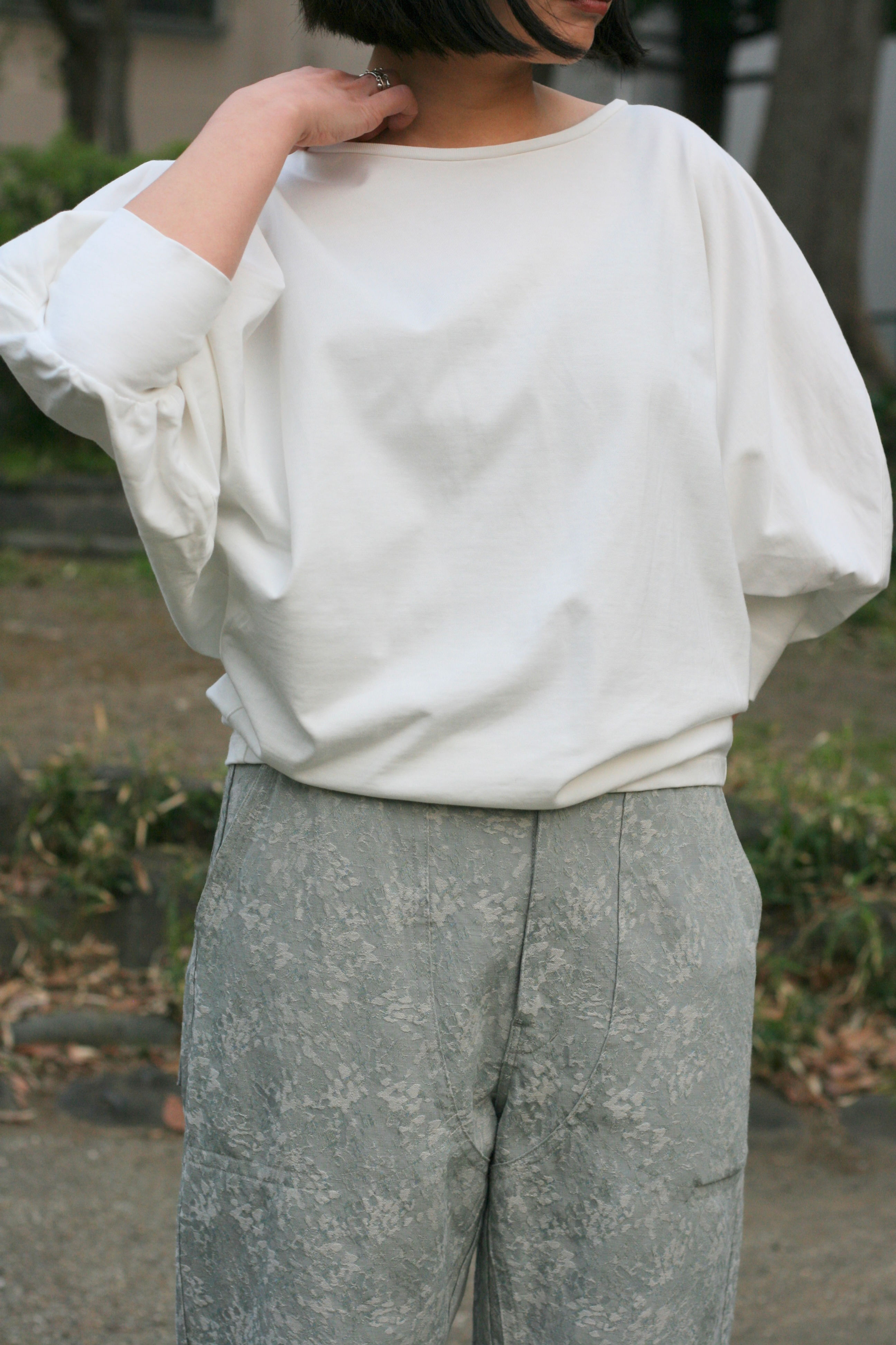dolman sleeve cut sewn