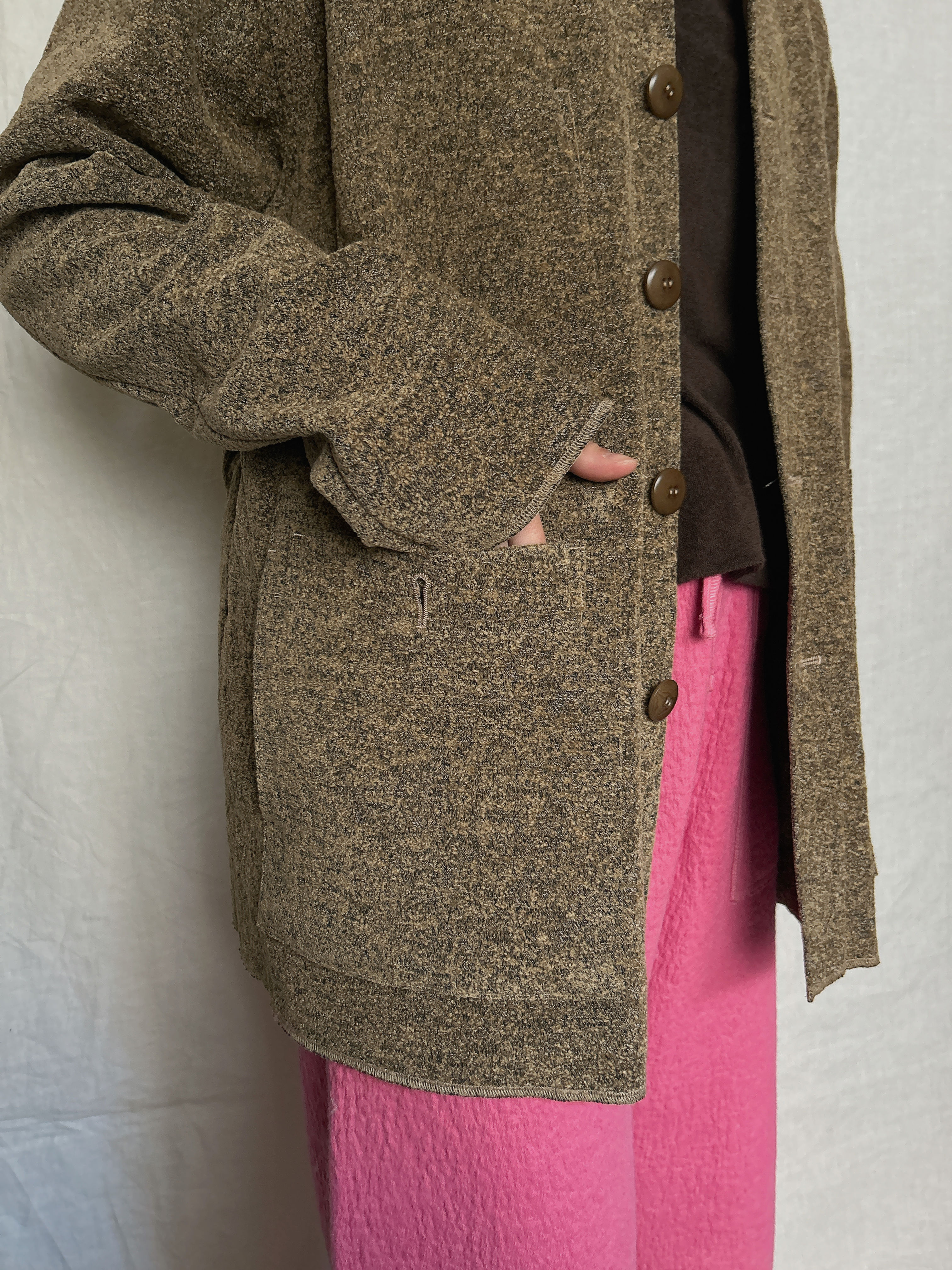 chenille jacquard work jacket