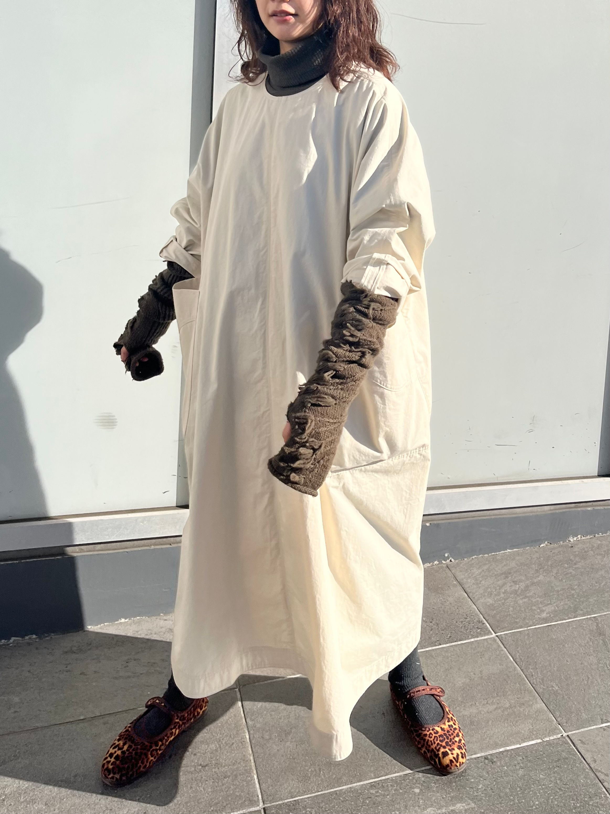 compact weather big smock dress