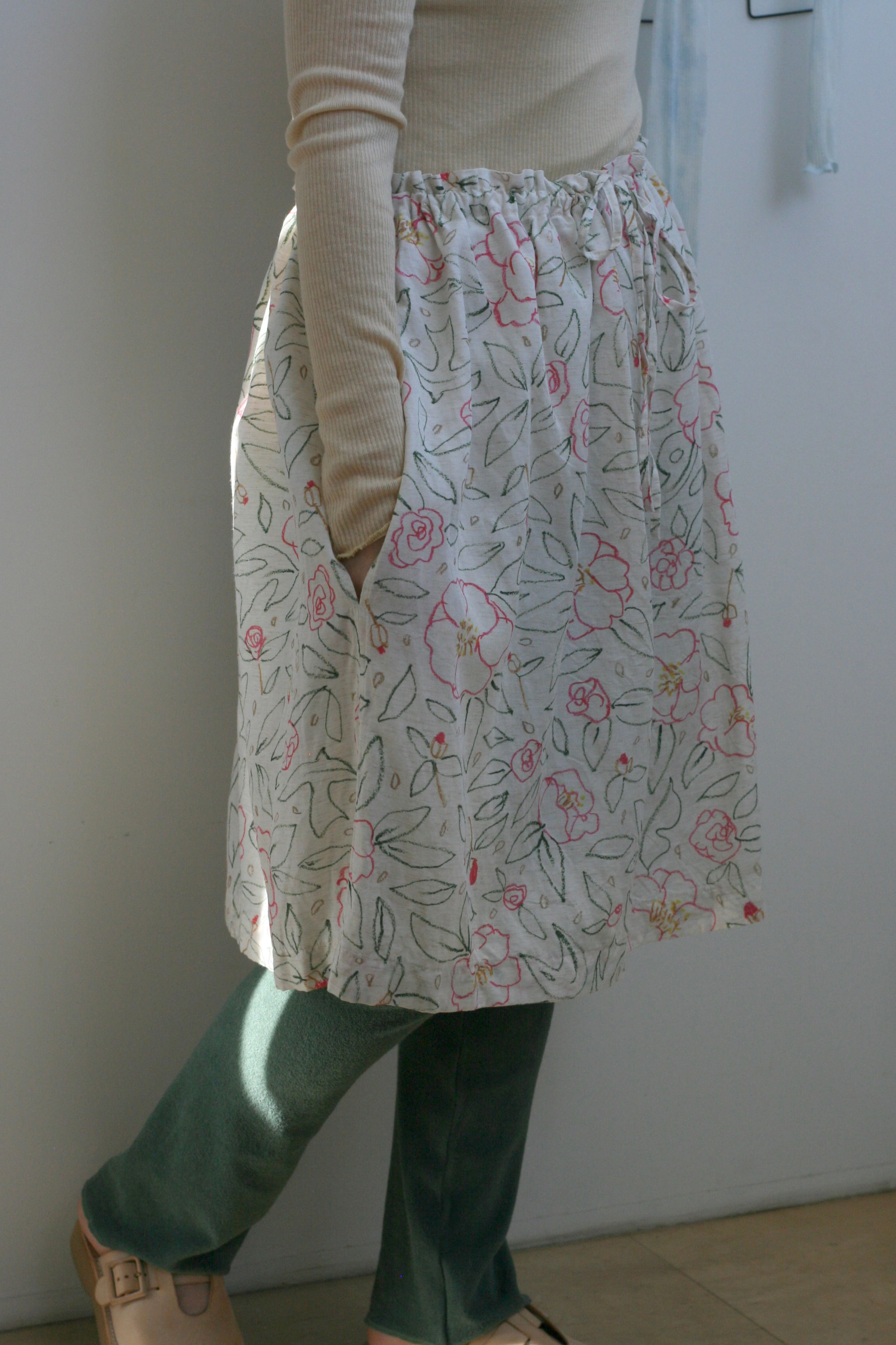 "sazanka no kioku" drawstring top