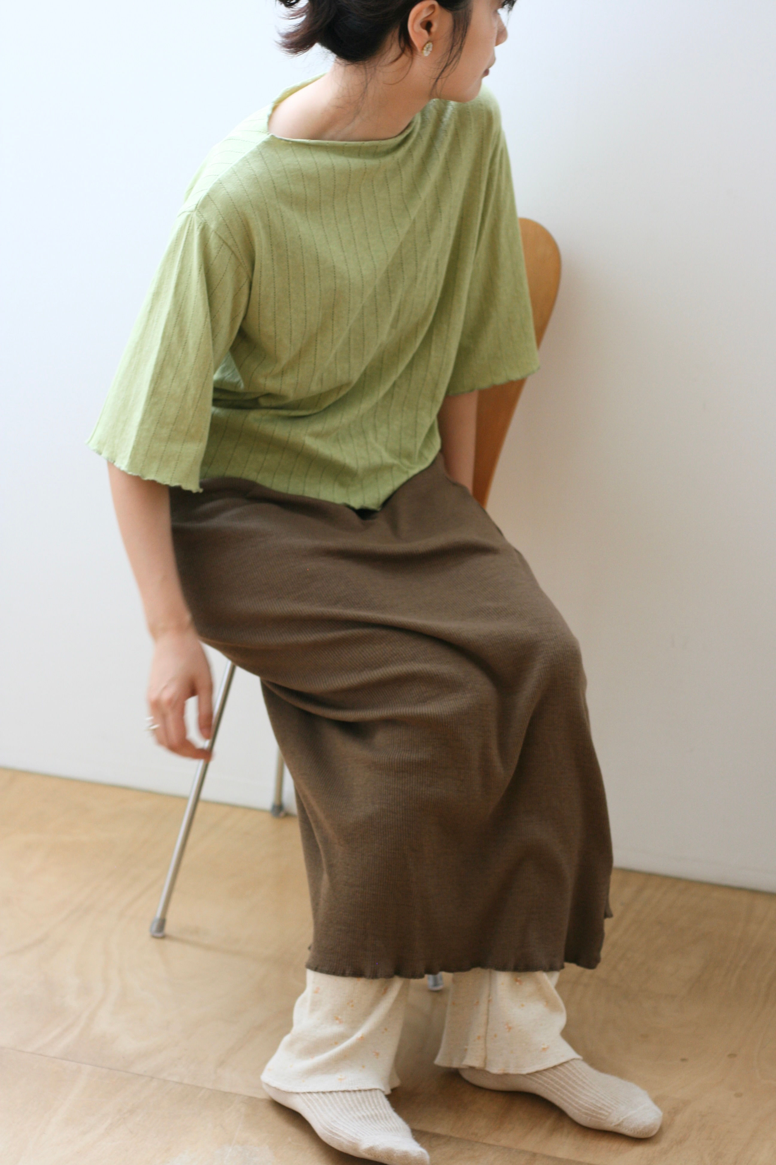 【27SS予約商品】little holes half sleeve tee