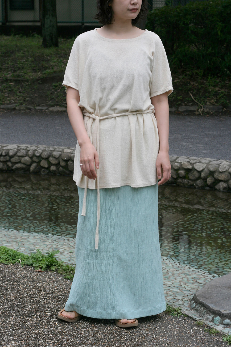 Thumbnail: cotton banana yoryu long skirt