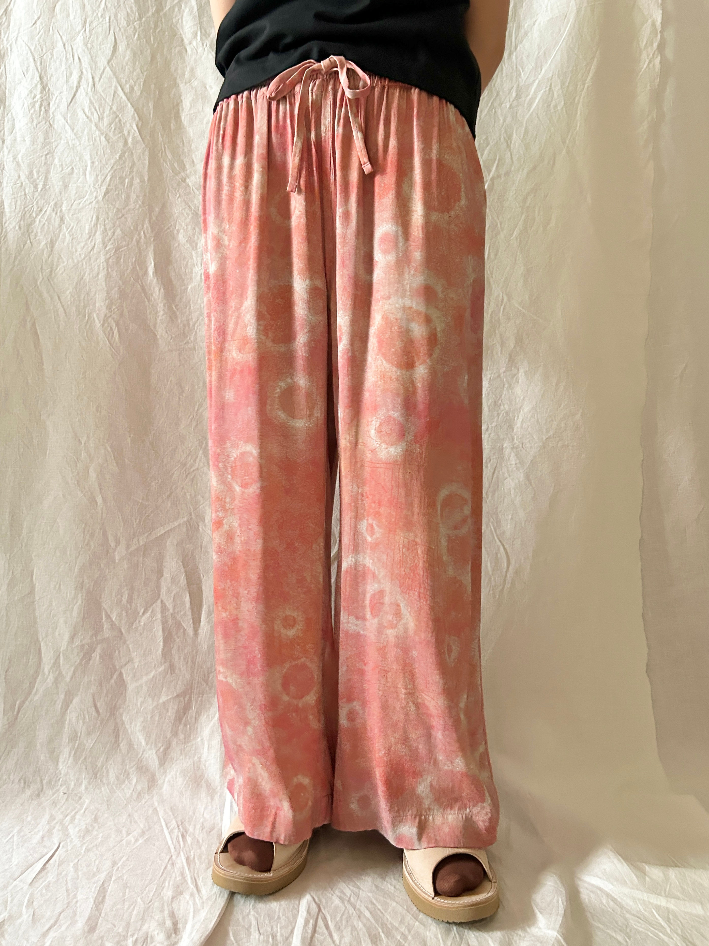 "fuwafuwa no heya" printed pajamas pants