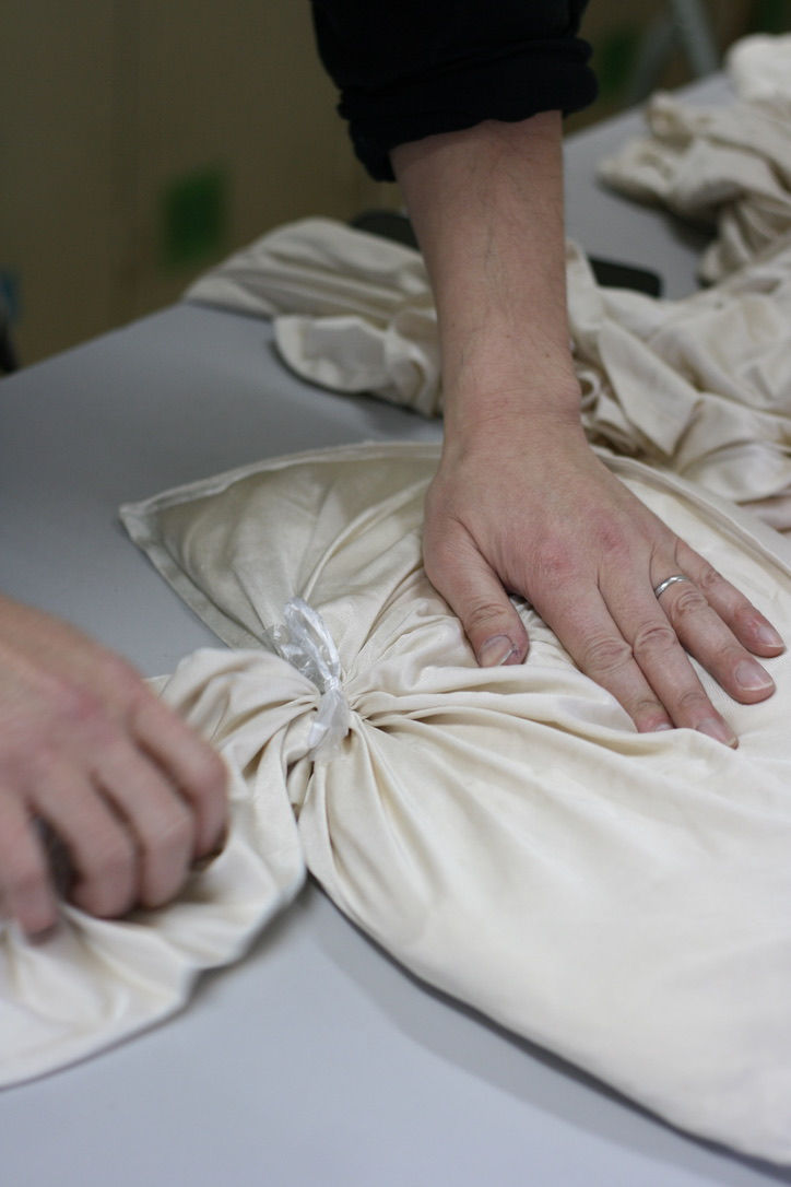 ネットに入れる