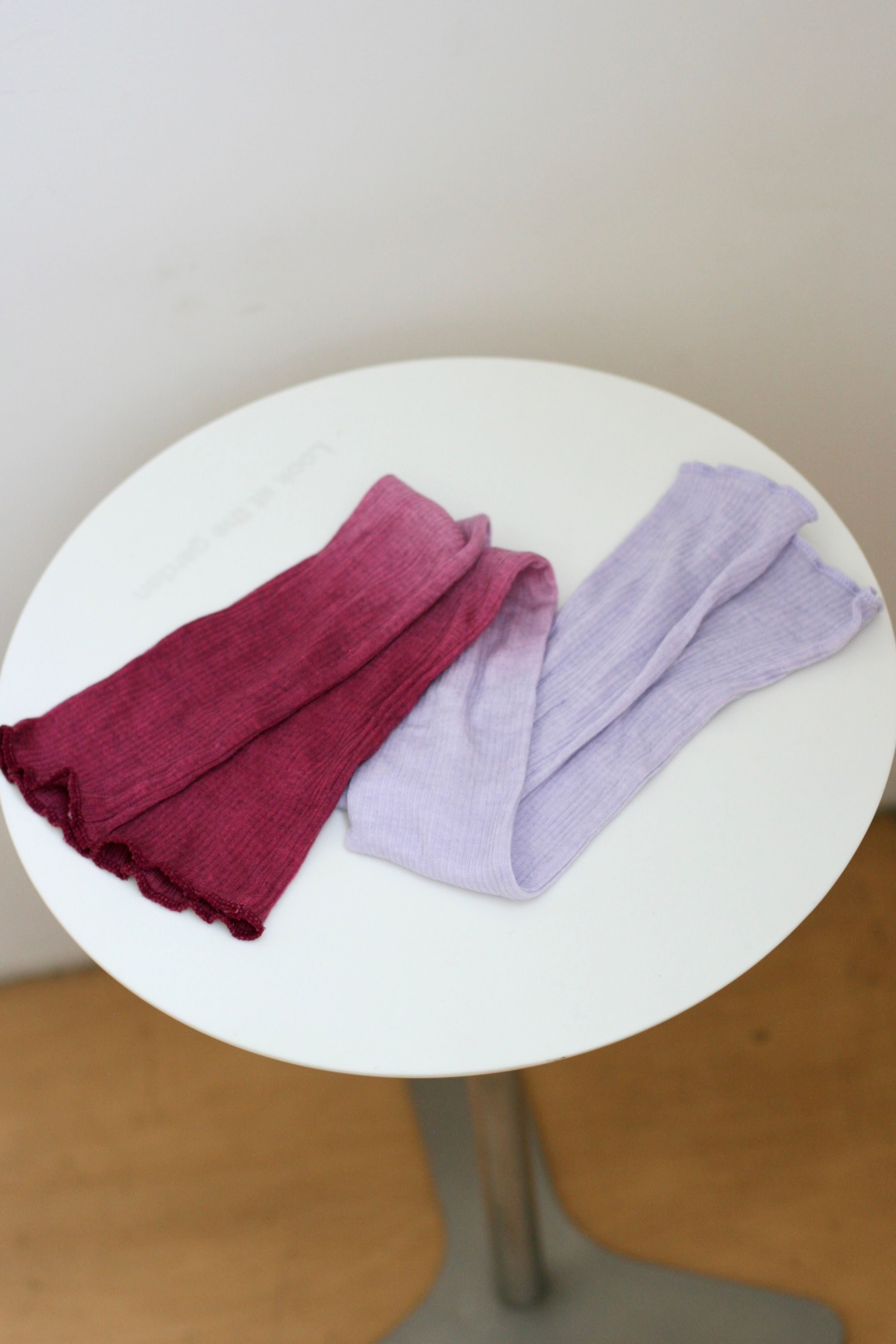 【27SS予約商品】"gradation"tencel wool long arm warmers