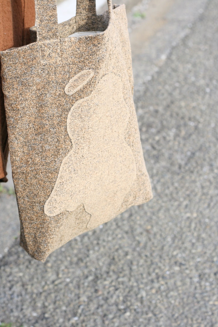 サムネイル： chenille jacquard tote bag "tenshi"