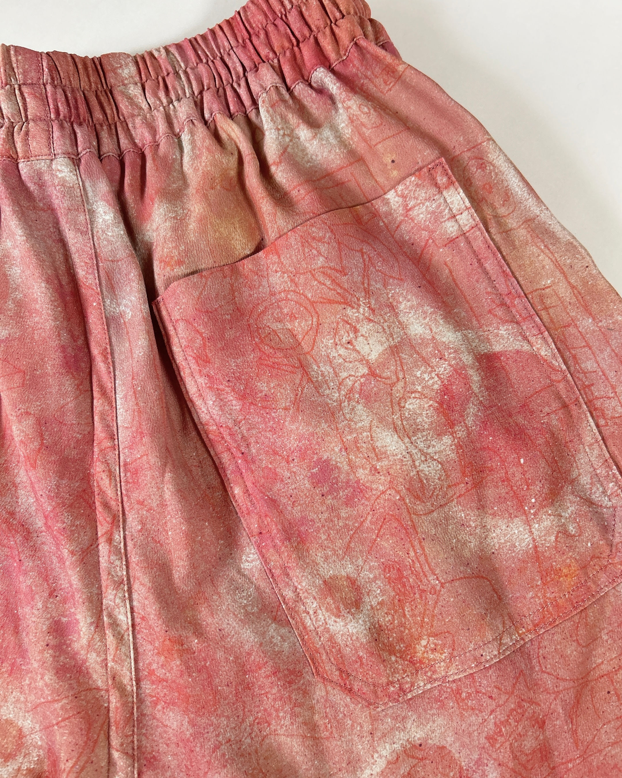 "fuwafuwa no heya" printed pajamas pants