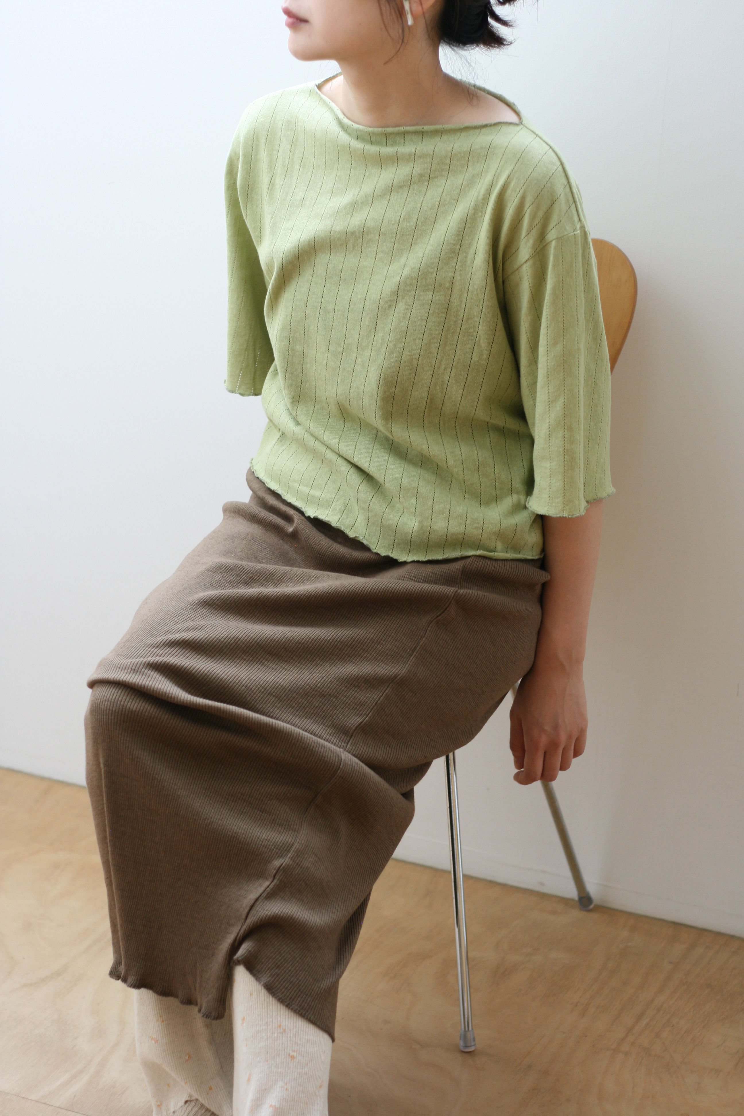 【27SS予約商品】little holes half sleeve tee
