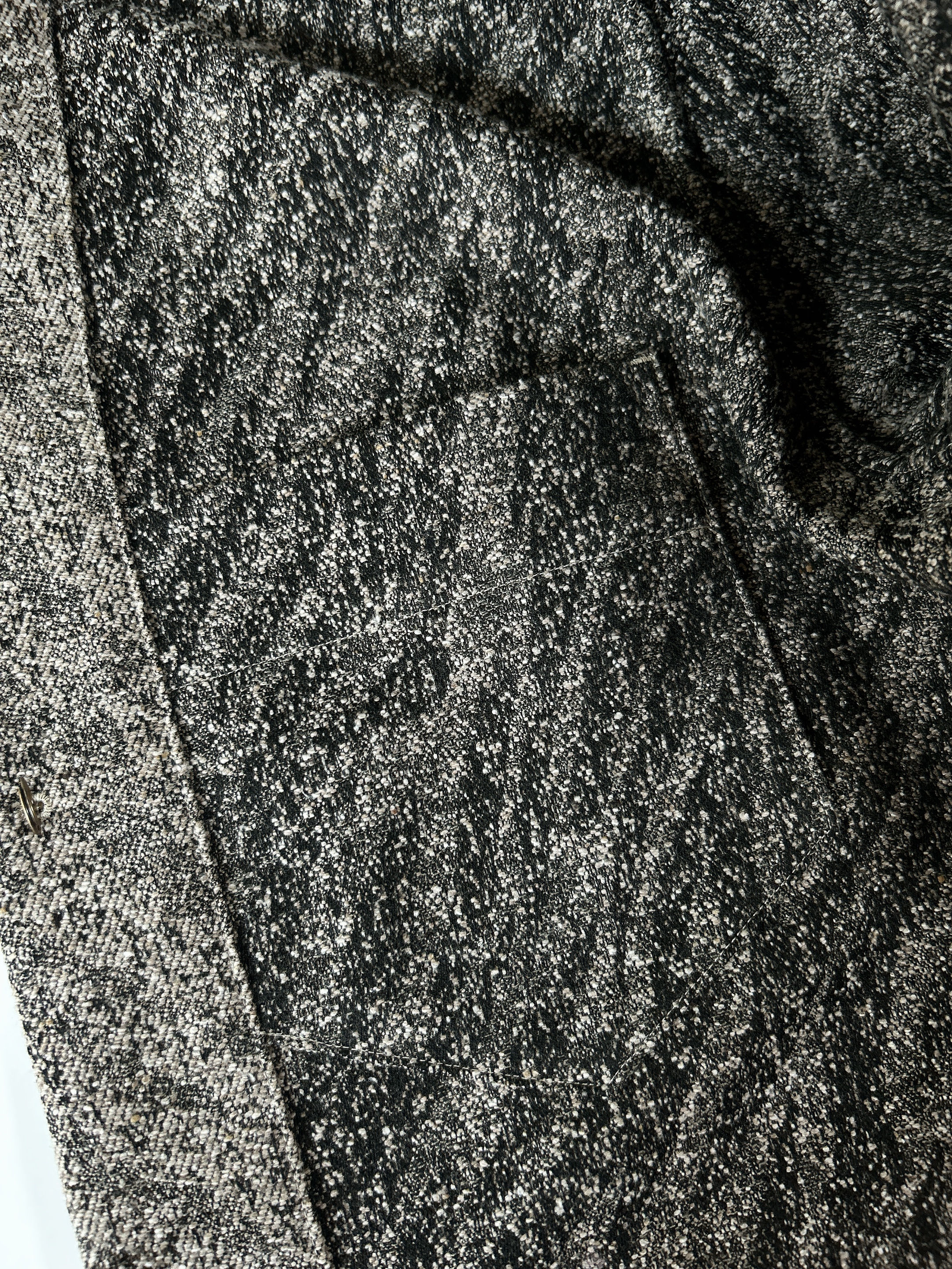 beautiful noise zebra jacquard work jacket
