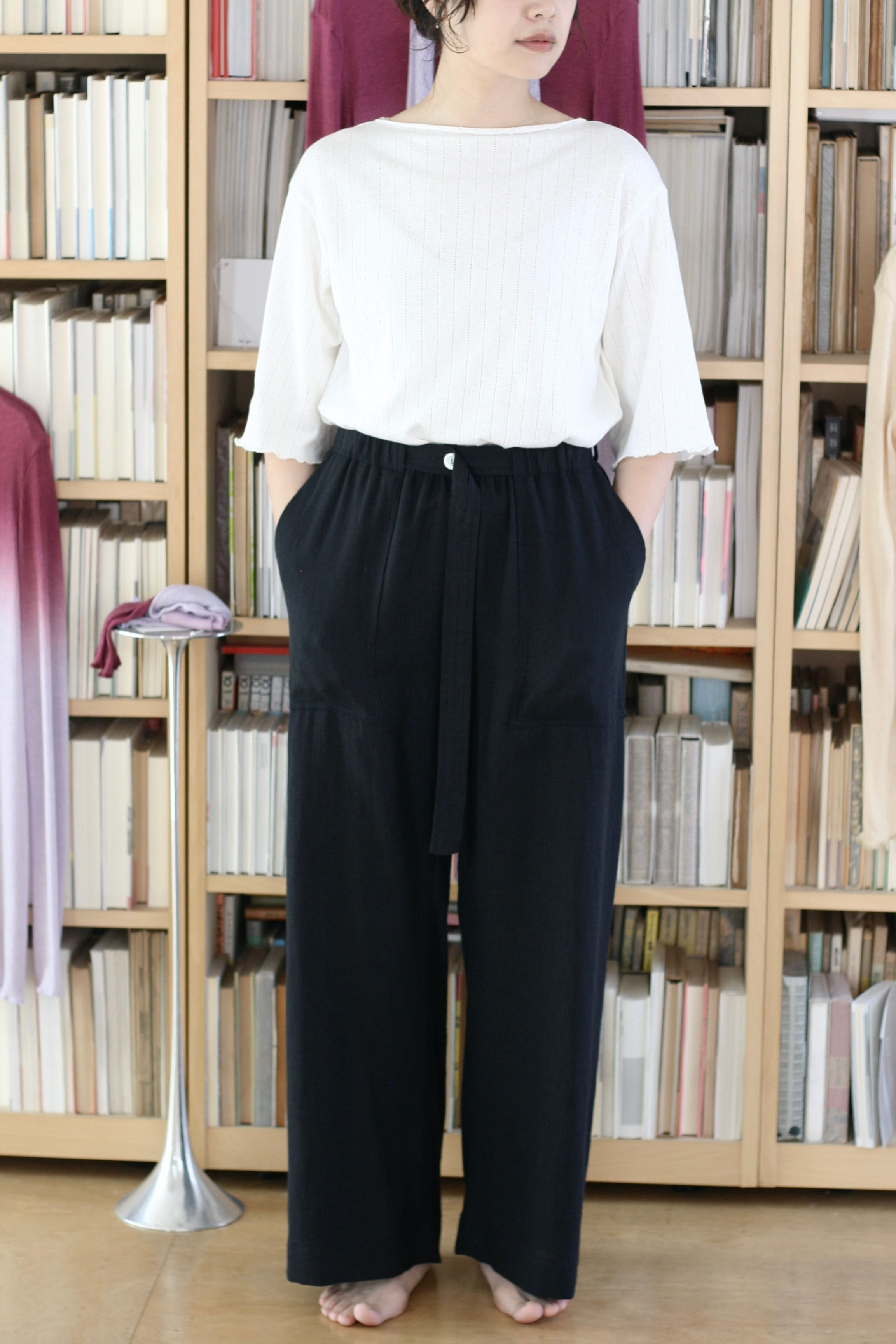 【27SS予約商品】sukima mesh belt pants