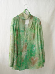 "secret garden" scarf blouse