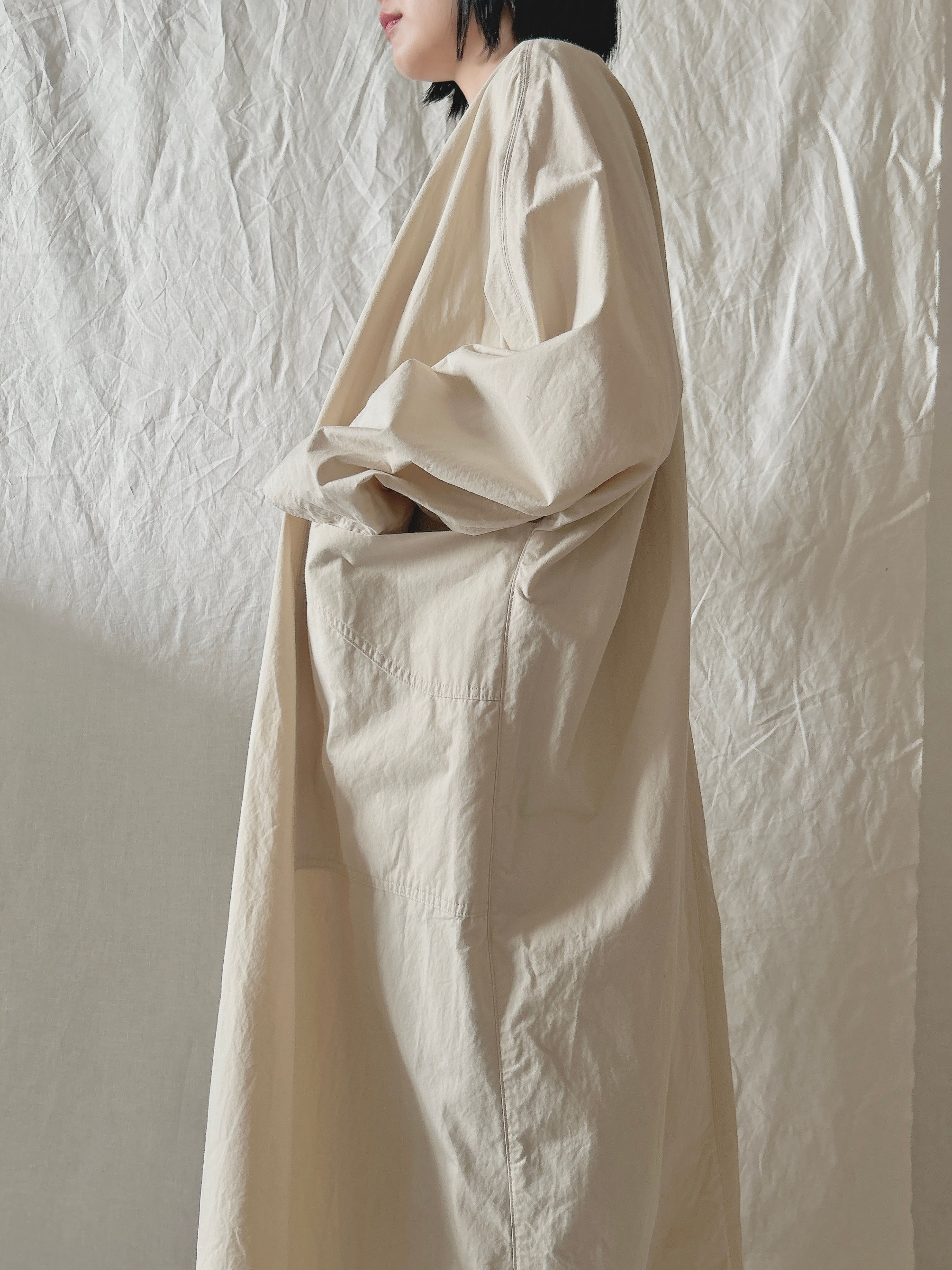 compact weather big smock dress