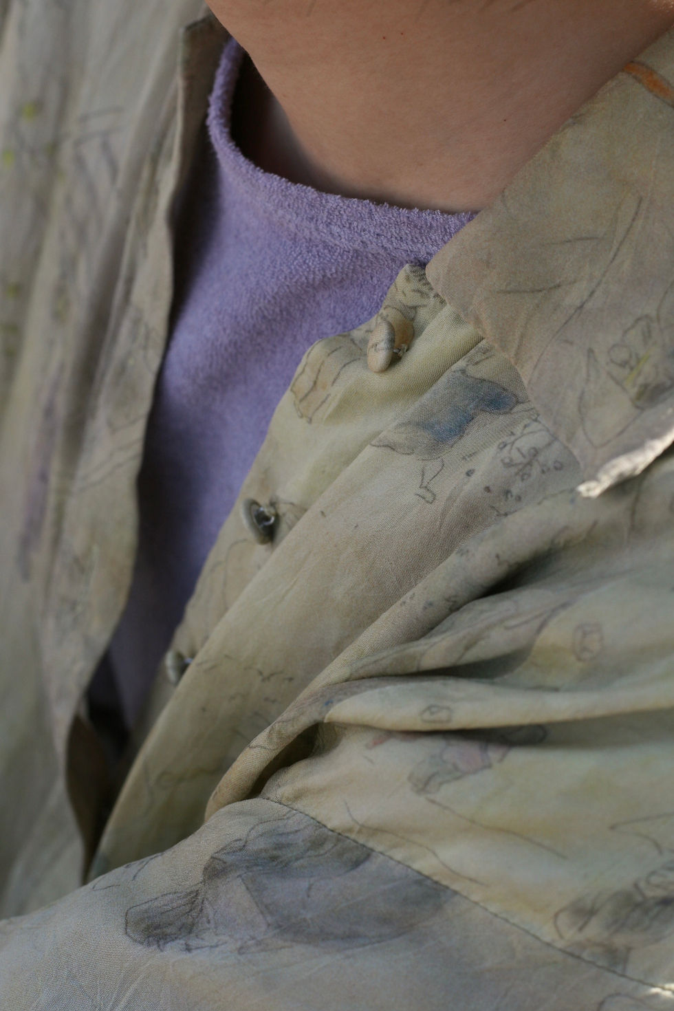 サムネイル： Ikegami life printed loose shirt