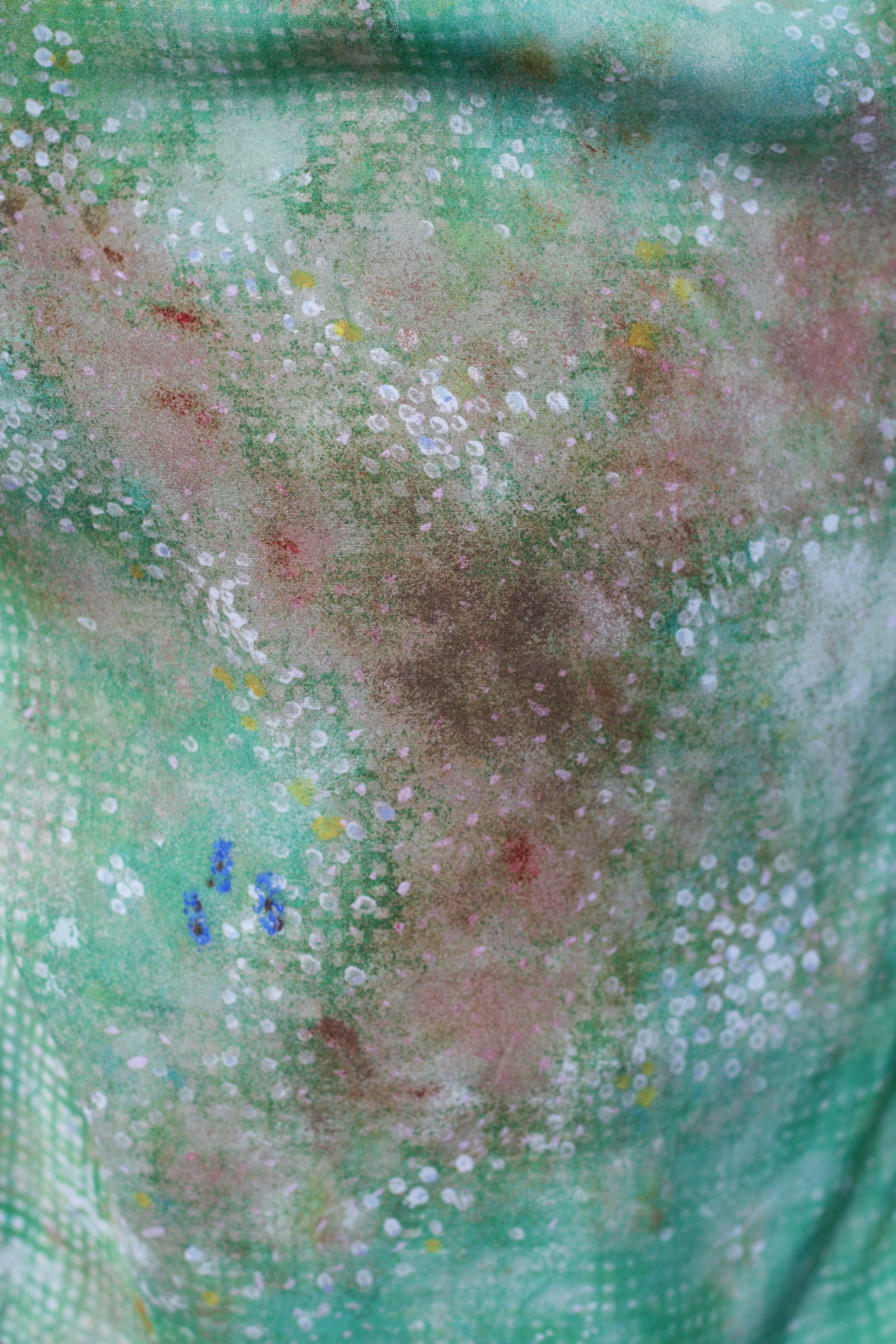 "secret garden"scarf blouse