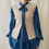 サムネイル： "blue chirping" kassen gather blouse