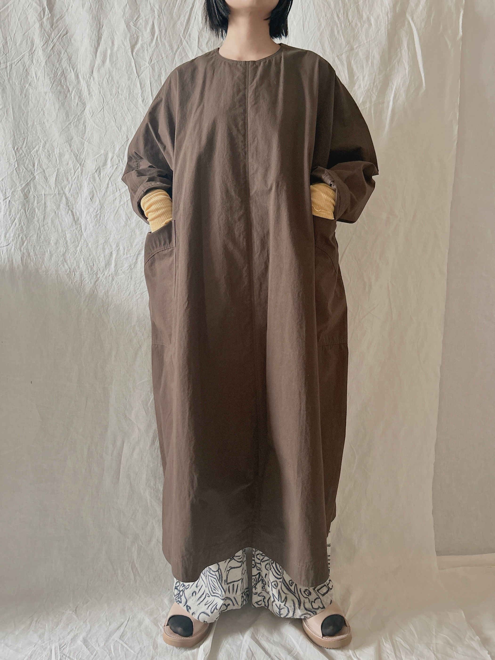 compact weather big smock dress