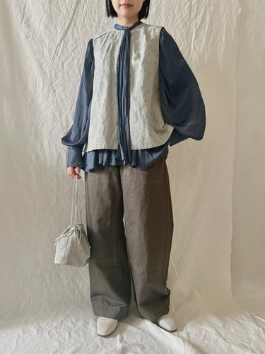 kassen gather blouse | KÉ SHOP