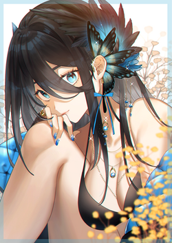 蝶羽のイヤーカフ