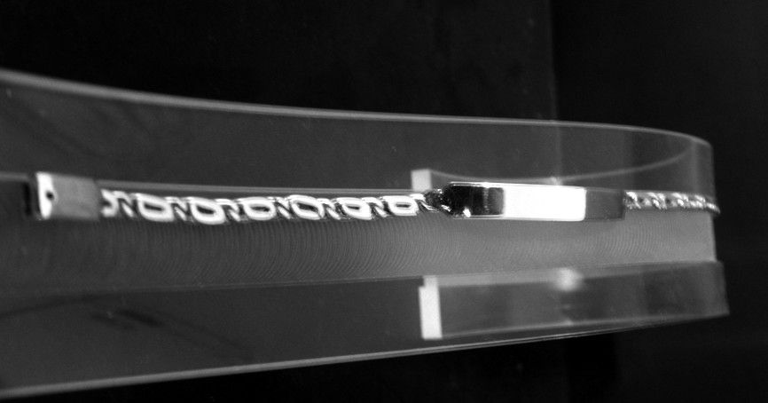 Miniatura: Esclava En Tejido Egipcio De 8gr Plata 4mm ancho