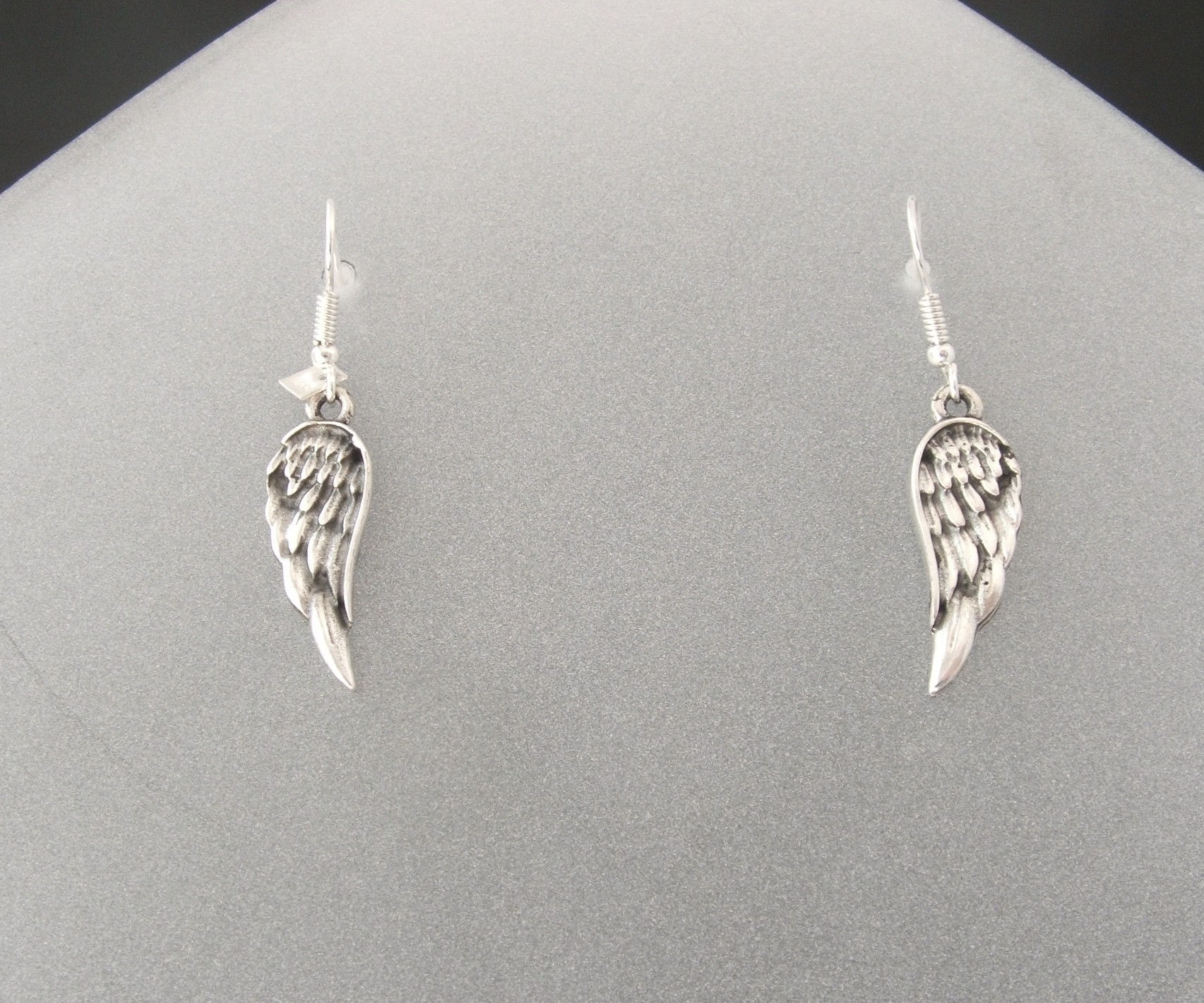 Aretes De Alas De Angel En Plata 0.925