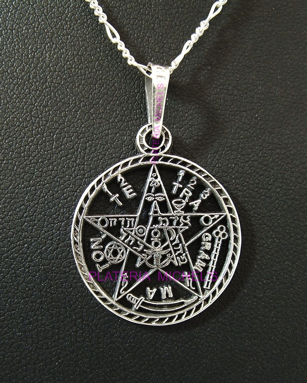 Miniatura: Dije De Tetragramaton En Plata Ley 0.925