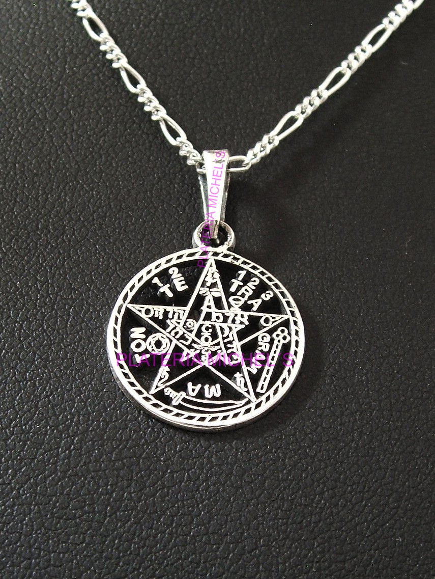 Miniatura: Dije De Tetragramaton Chico En Plata Ley 0.925