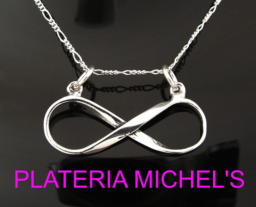 Miniatura: Dije Infinito Grande En Plate Ley 0.925