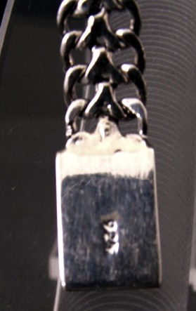 Miniatura: Pulsera Tejido Petatillo En Plata