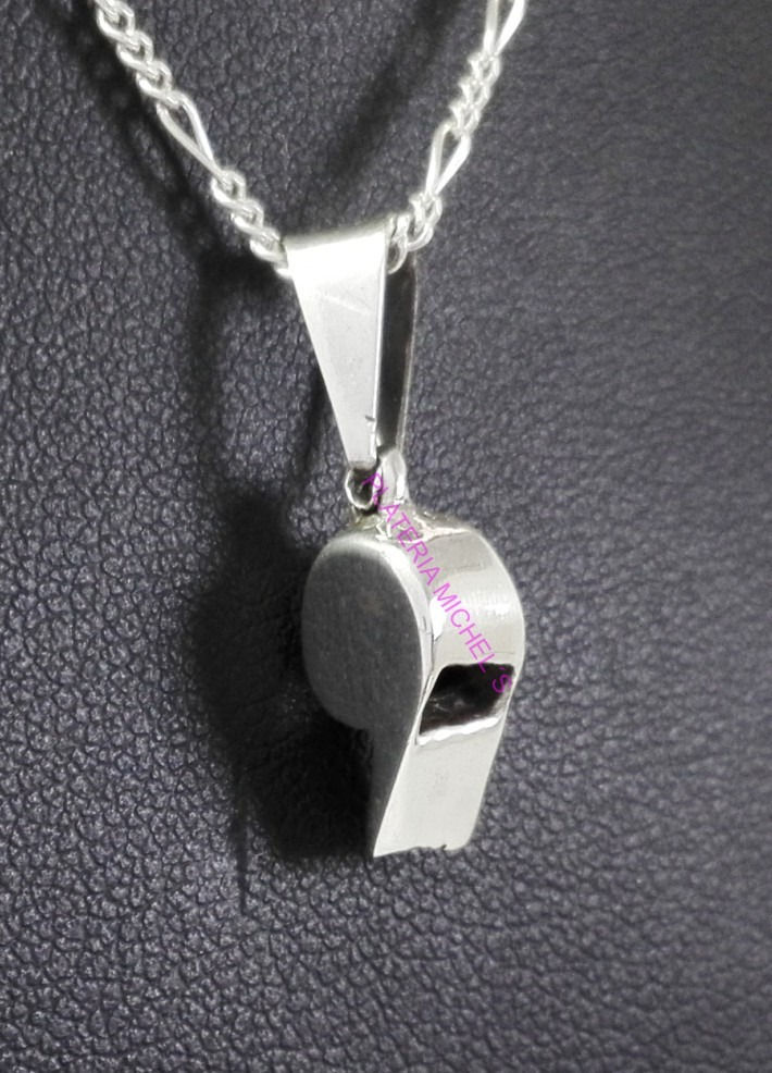 Miniatura: Dije Silbato En 3d En Plata Ley 0.925