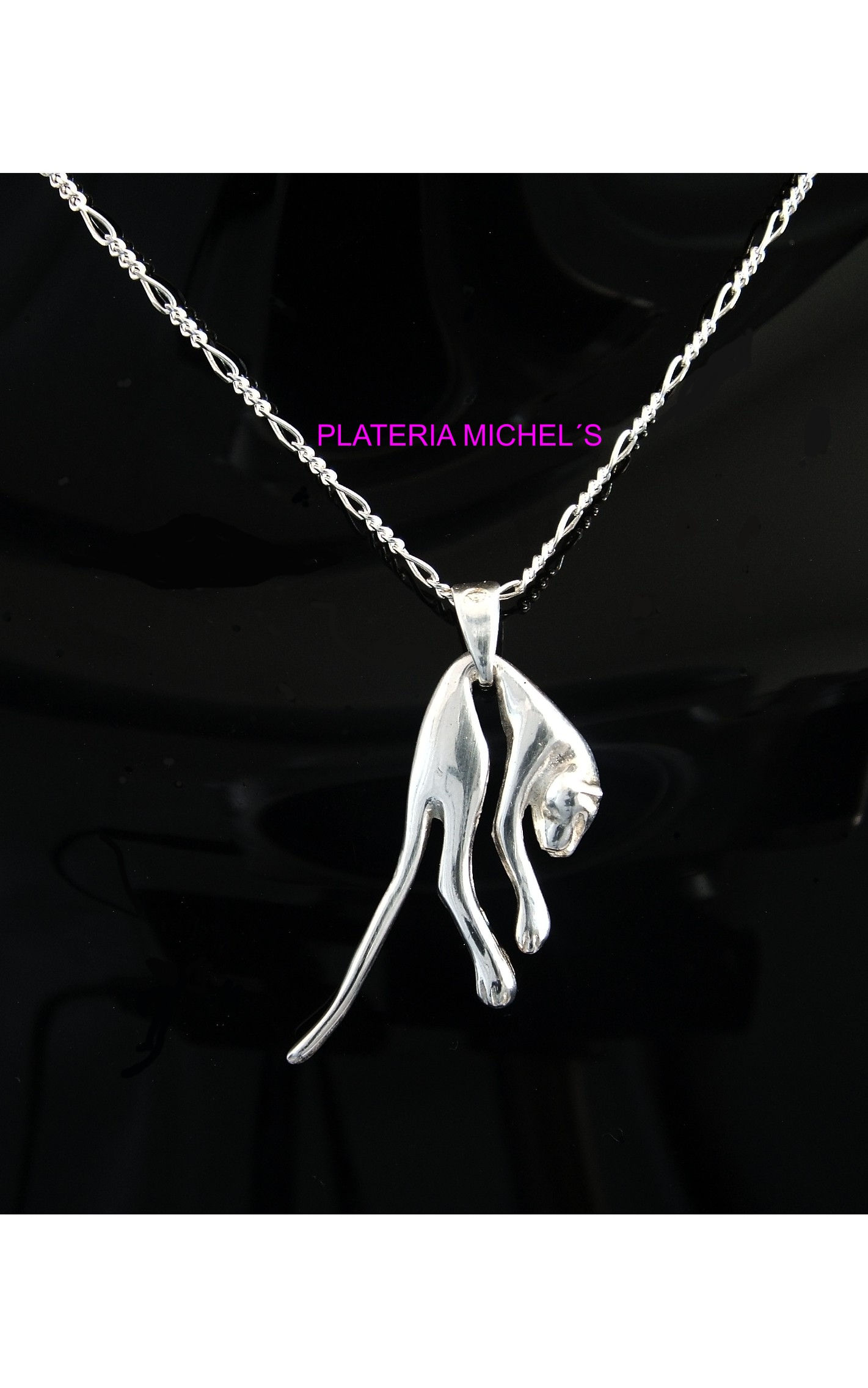 Dije De Pantera En Plata Ley 0.925