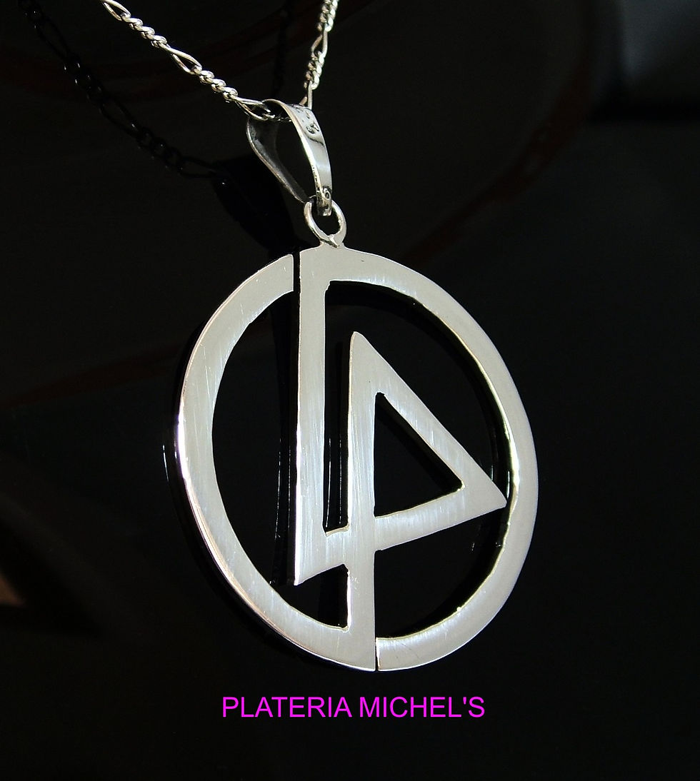 Miniatura: Dije De Linkin Park En Plata Ley 0.925