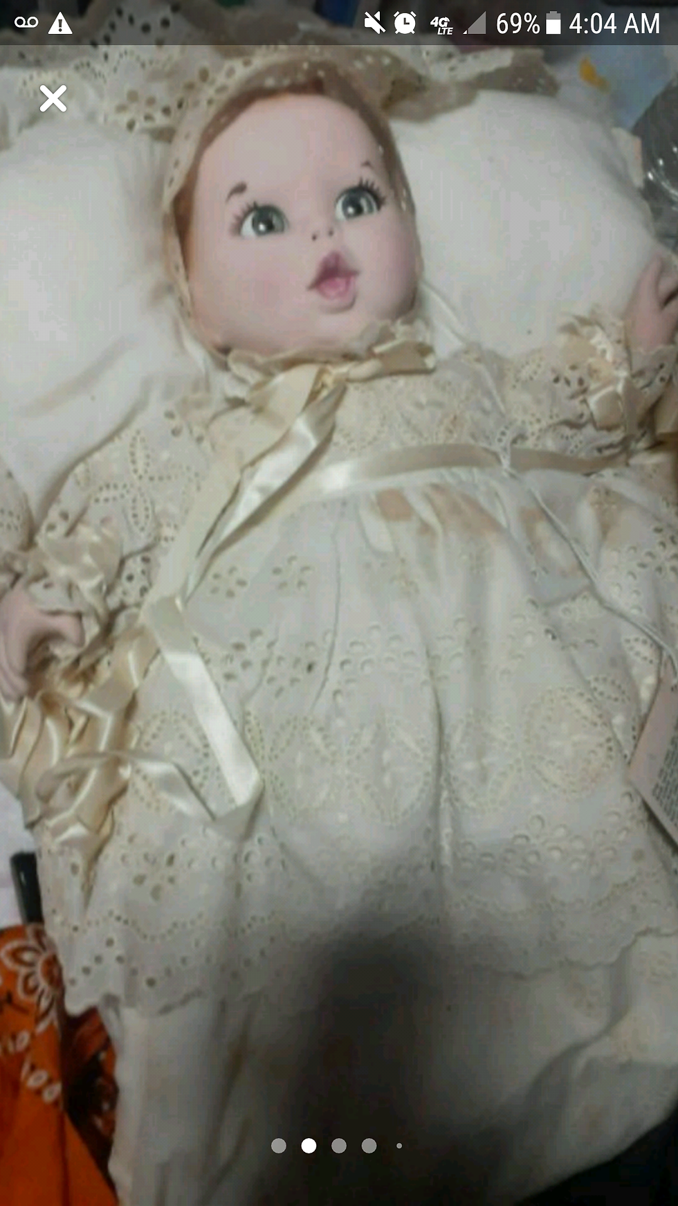Thumbnail: Gerber baby porcelain christening  baby doll