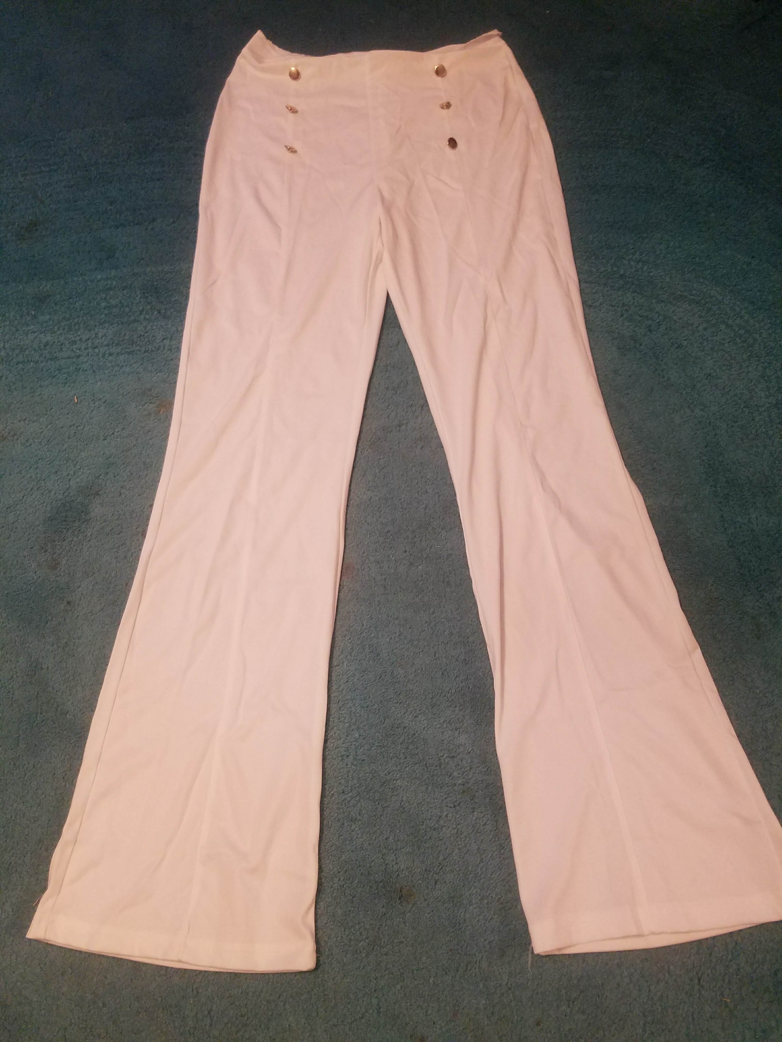 White Dress Pants Size LG
