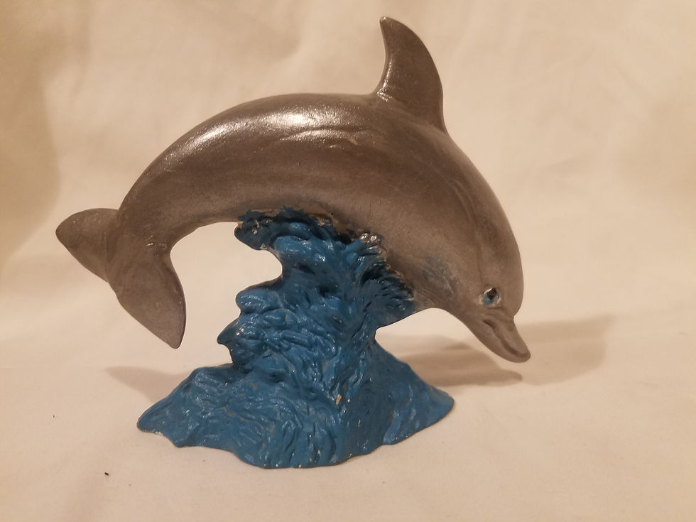 Thumbnail: Dolphin figurine 4 1/2" tall